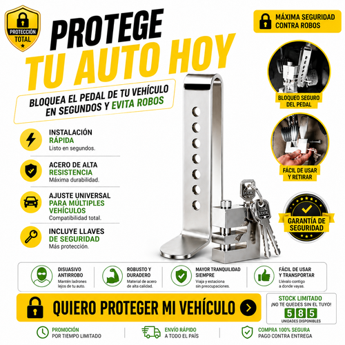 Cerradura de pedal